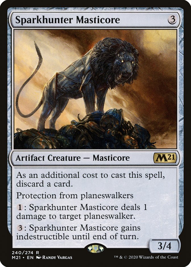 Sparkhunter Masticore 240 (Core Set 2021)  | Good Games Cannington