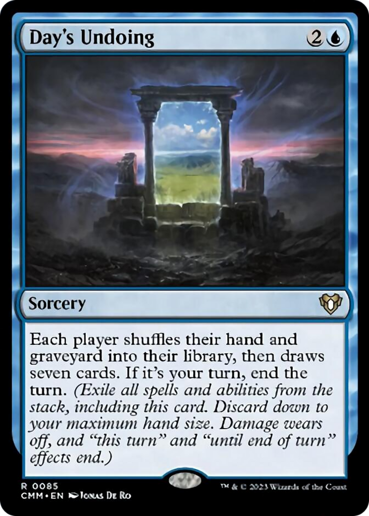 Day's Undoing [Commander Masters] | Good Games Cannington