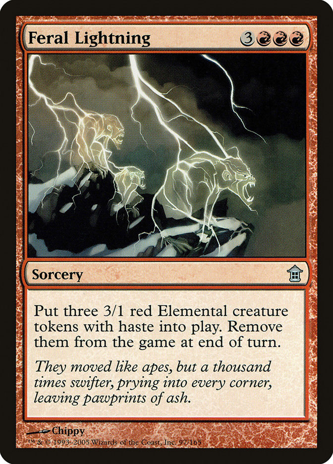 Feral Lightning [Saviors of Kamigawa] | Good Games Cannington