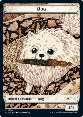 Dog // Cat Double-Sided Token [Secret Lair Commander Deck: Raining Cats and Dogs Tokens] | Good Games Cannington