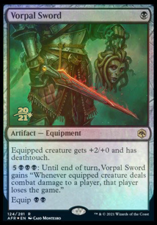 Vorpal Sword [Dungeons & Dragons: Adventures in the Forgotten Realms Prerelease Promos] | Good Games Cannington