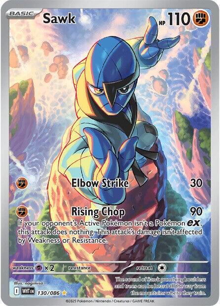 Sawk 130/086 (SV: White Flare)  - Holofoil | Good Games Cannington