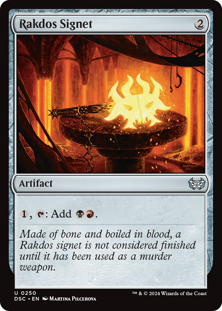 Rakdos Signet [Duskmourn: House of Horror Commander] | Good Games Cannington
