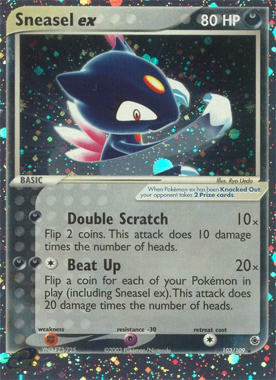Sneasel ex (103/109) [EX: Ruby & Sapphire] | Good Games Cannington