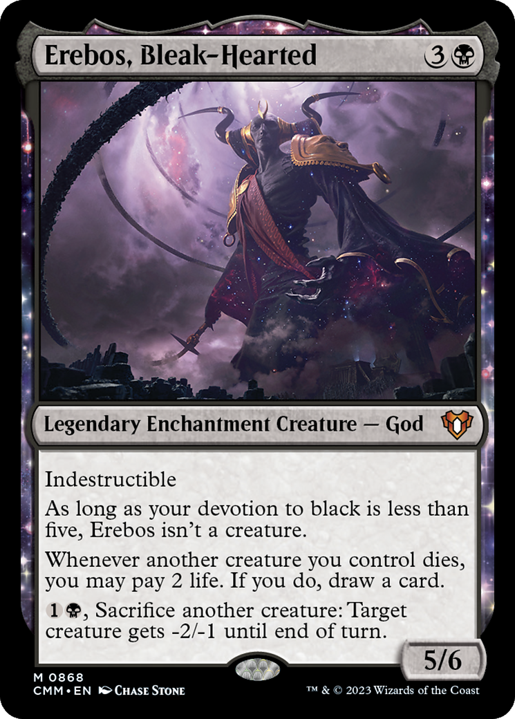 Erebos, Bleak-Hearted [Commander Masters] | Good Games Cannington
