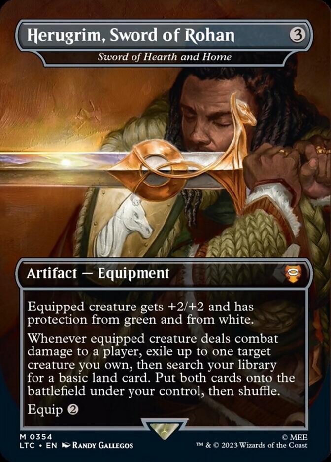 Herugrim, Sword of Rohan - Sword of Hearth and Home [The Lord of the Rings: Tales of Middle-Earth Commander] | Good Games Cannington