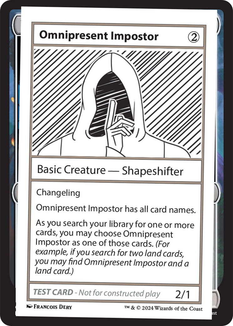 Omnipresent Impostor [Mystery Booster 2 Playtest Cards] | Good Games Cannington