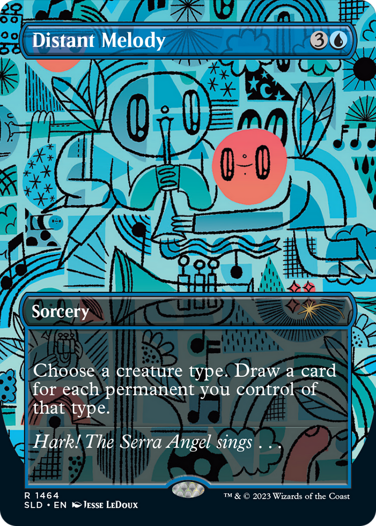 Distant Melody (Rainbow Foil) [Secret Lair Drop Series] | Good Games Cannington