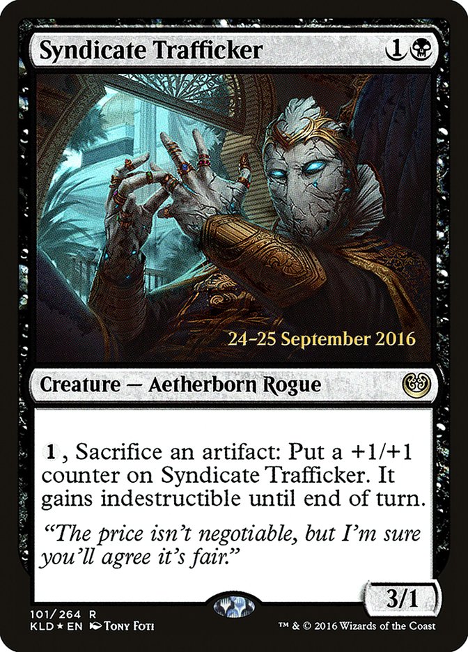 Syndicate Trafficker [Kaladesh Prerelease Promos] | Good Games Cannington