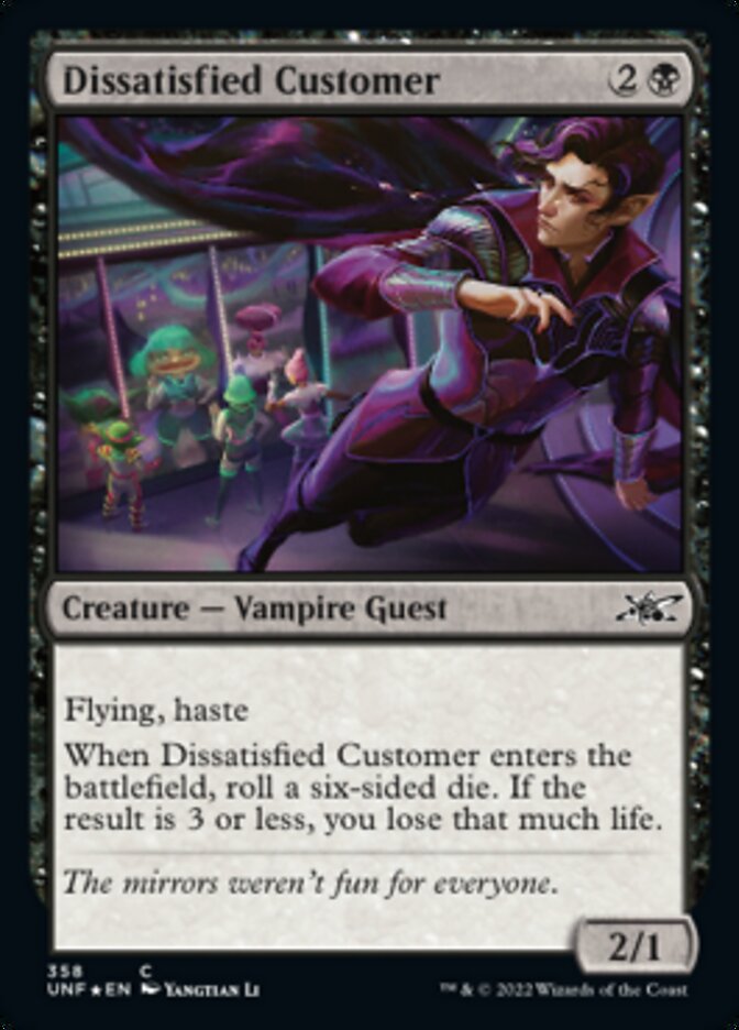 Dissatisfied Customer (Galaxy Foil) [Unfinity] | Good Games Cannington