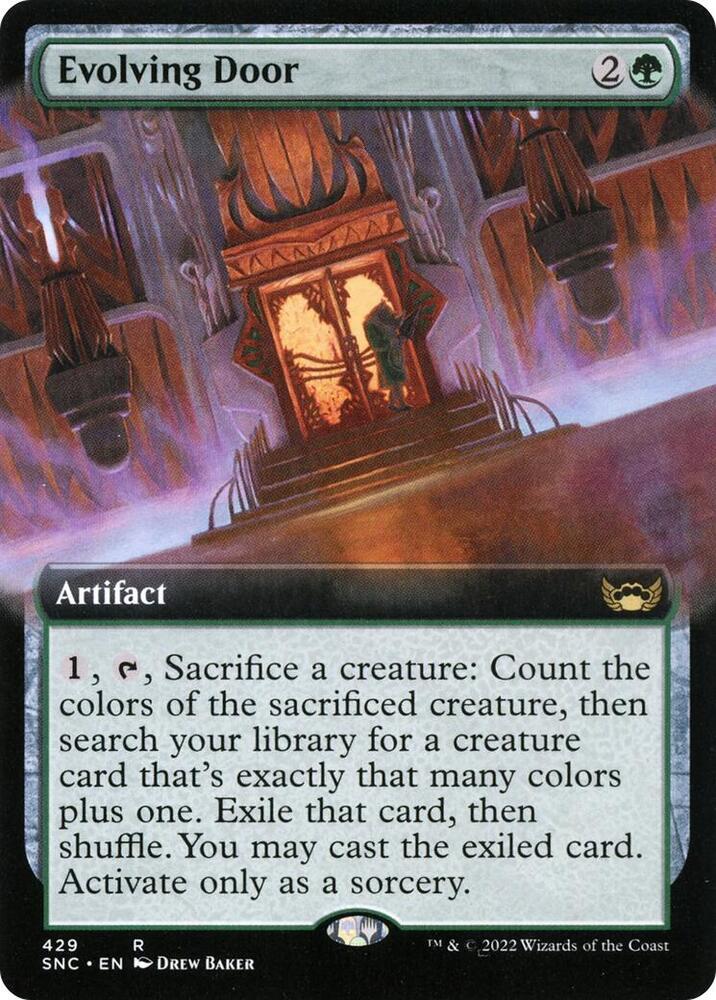 Evolving Door Extended Art 429/281 (Streets of New Capenna)  | Good Games Cannington