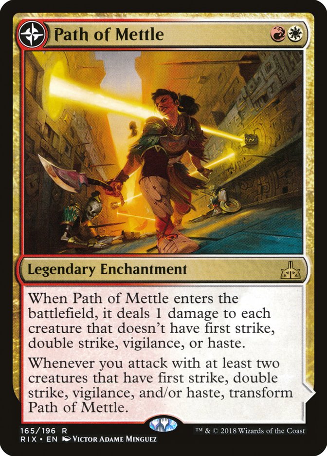 Path of Mettle // Metzali, Tower of Triumph [Rivals of Ixalan] | Good Games Cannington