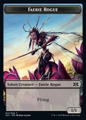 Faerie Rogue // Eldrazi Scion Double-Sided Token [Double Masters 2022 Tokens] | Good Games Cannington
