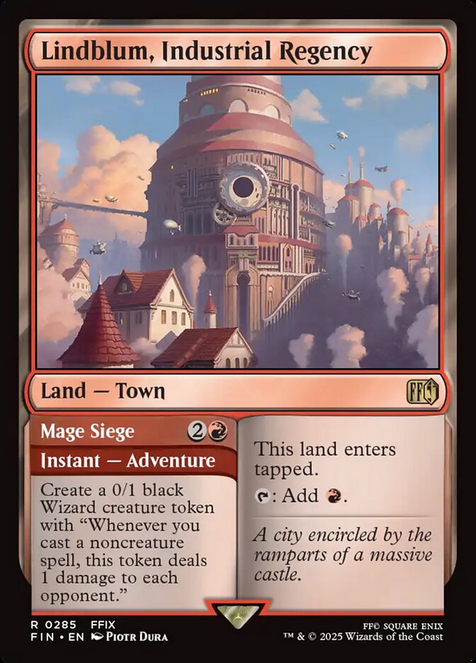 Lindblum, Industrial Regency // Mage Siege 285 (FINAL FANTASY)  | Good Games Cannington