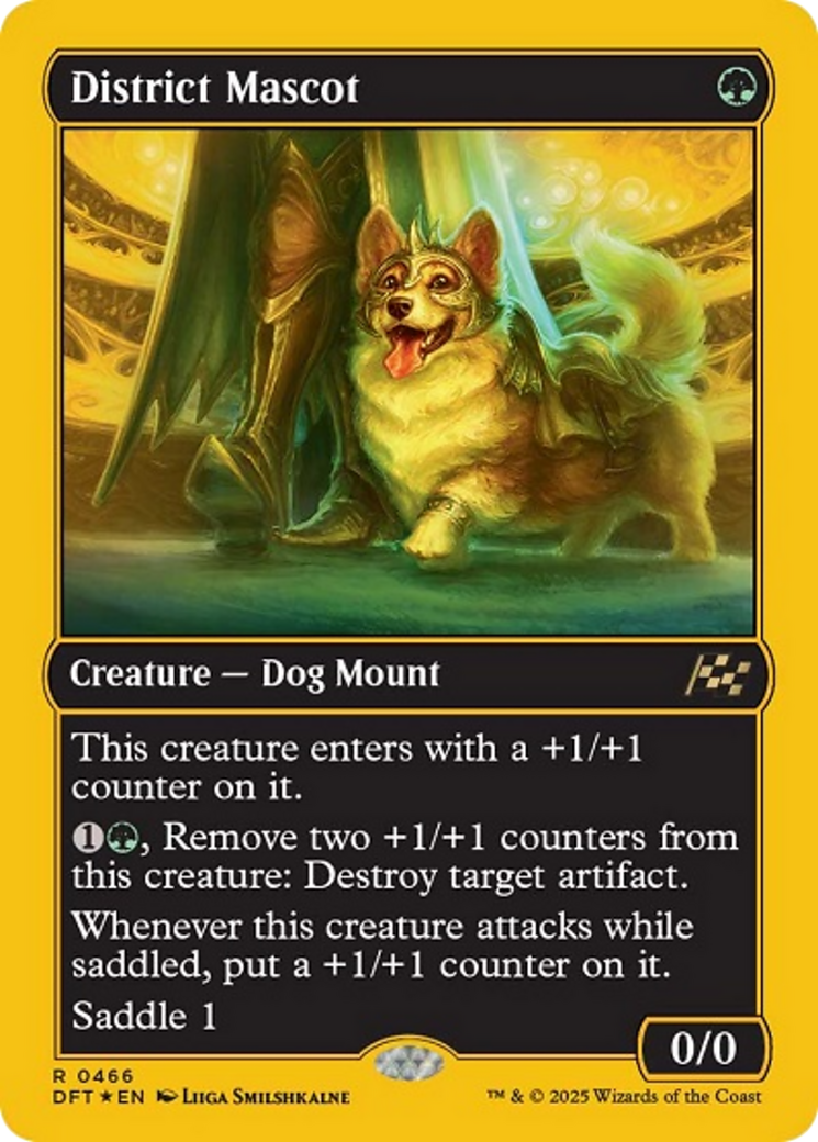 District Mascot (First-Place Foil) [Aetherdrift] | Good Games Cannington