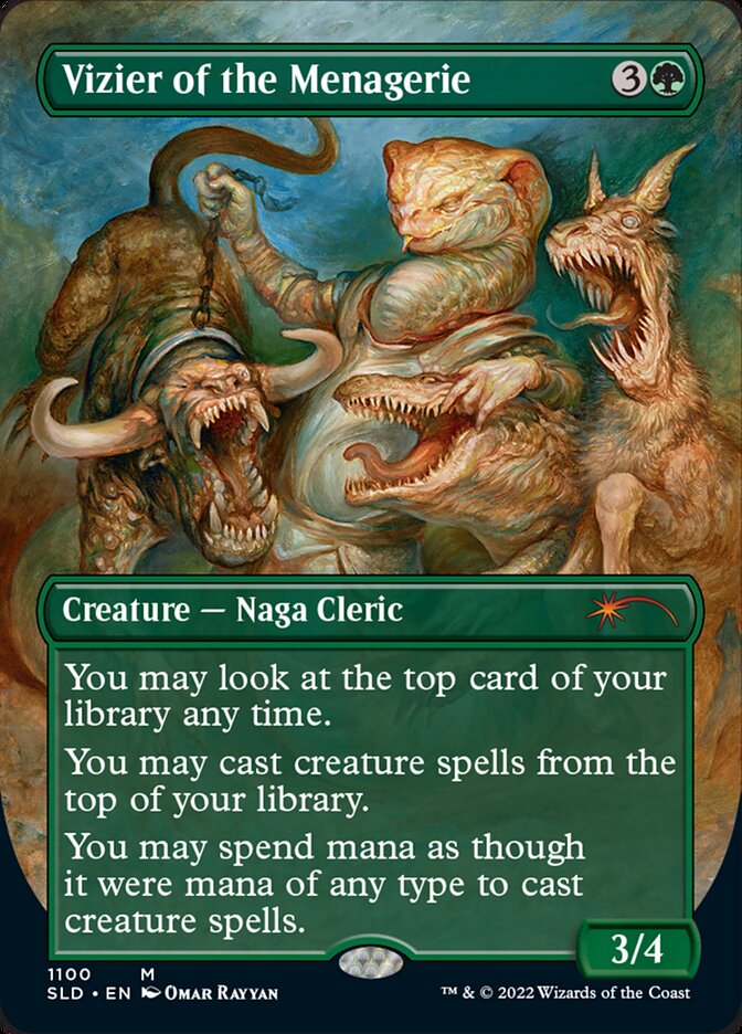 Vizier of the Menagerie (Borderless) [Secret Lair Drop Series] | Good Games Cannington