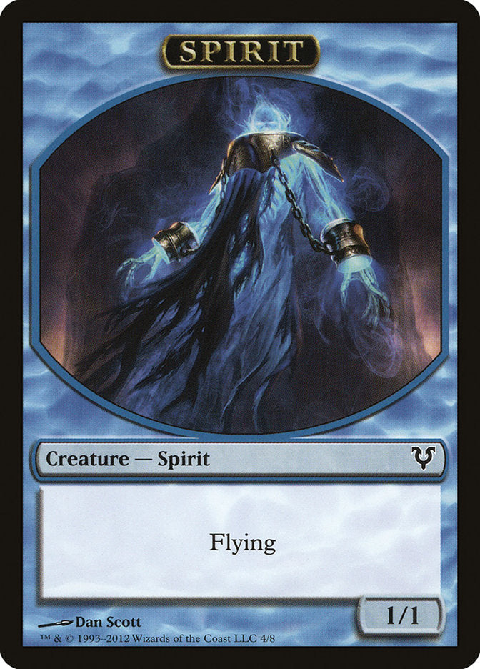 Spirit Token (4/8) [Avacyn Restored Tokens] | Good Games Cannington