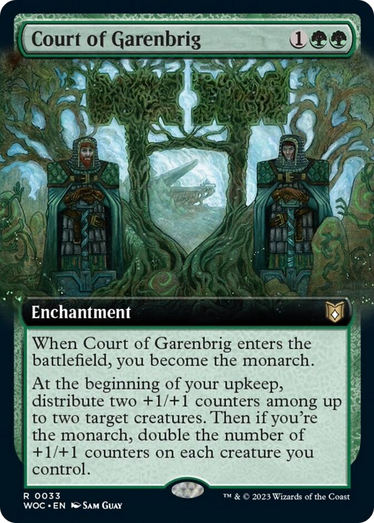 Court of Garenbrig (Extended Art) [Wilds of Eldraine Commander] | Good Games Cannington