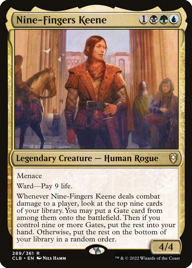 Nine-Fingers Keene 289 (Commander Legends: Battle for Baldur's Gate)  | Good Games Cannington