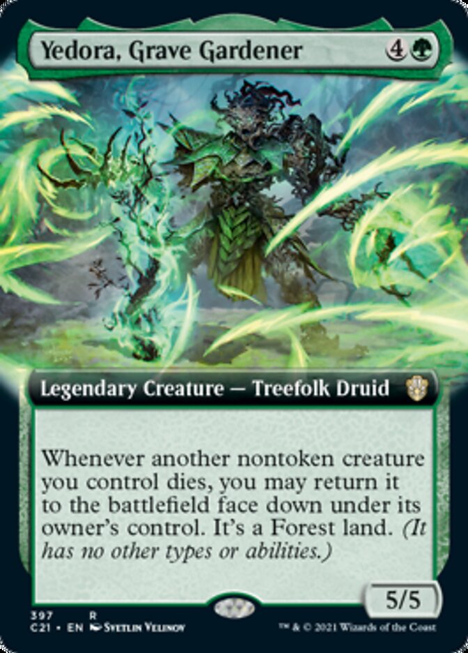Yedora, Grave Gardener (Extended Art) [Commander 2021] | Good Games Cannington