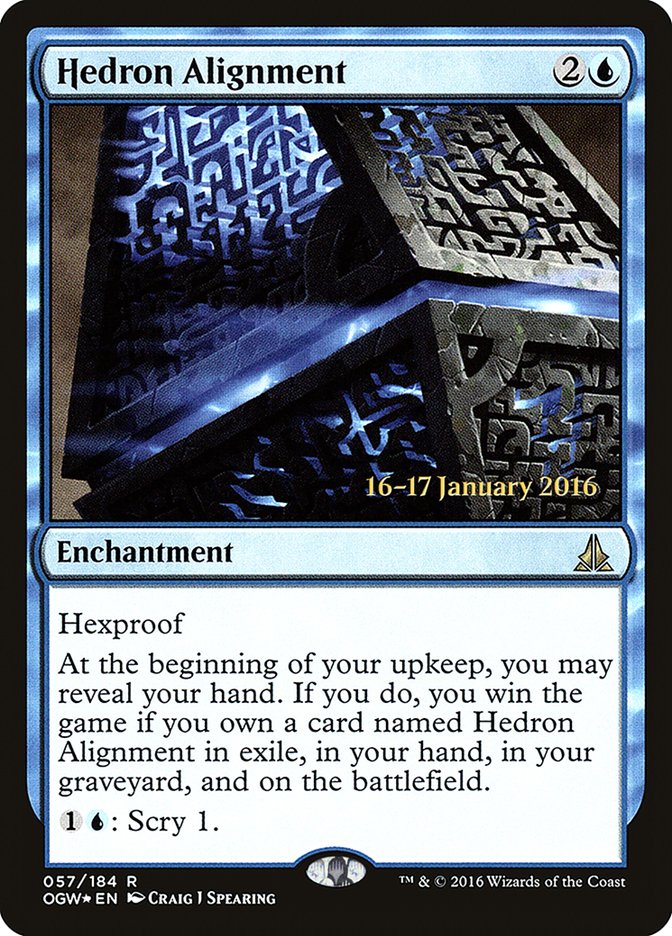 Hedron Alignment [Oath of the Gatewatch Prerelease Promos] | Good Games Cannington