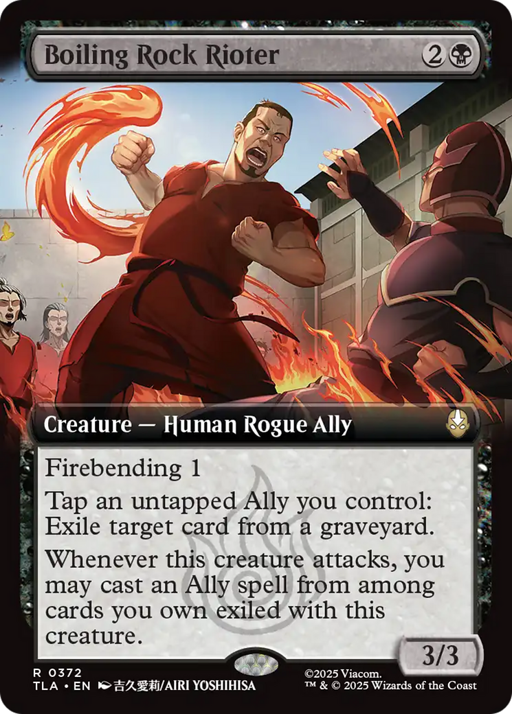 Boiling Rock Rioter (Extended Art) [Avatar: The Last Airbender] | Good Games Cannington