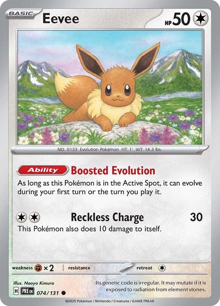 Eevee (074/131) [Scarlet & Violet: Prismatic Evolutions] | Good Games Cannington
