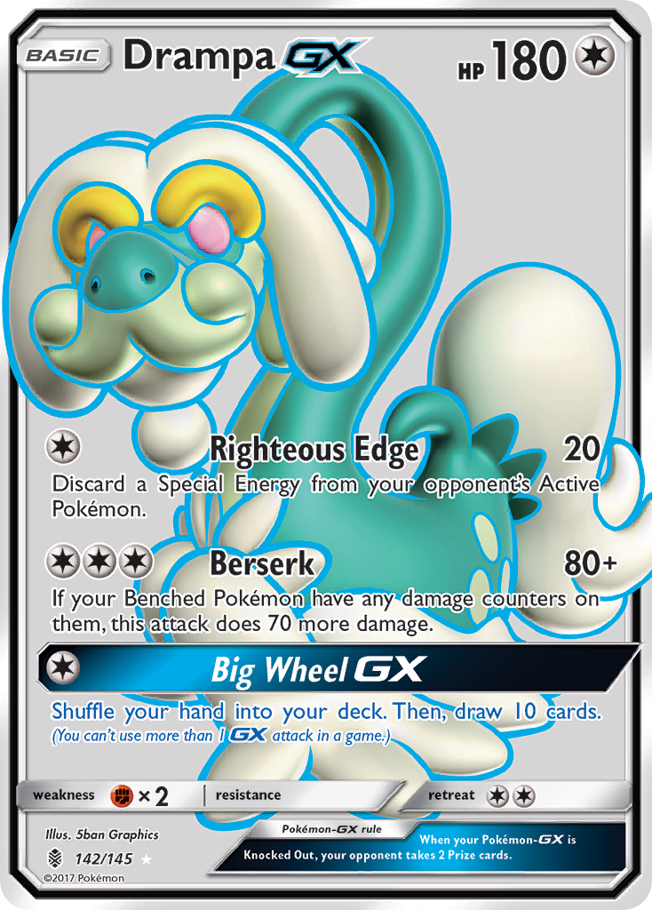 Drampa GX (142/145) [Sun & Moon: Guardians Rising] | Good Games Cannington