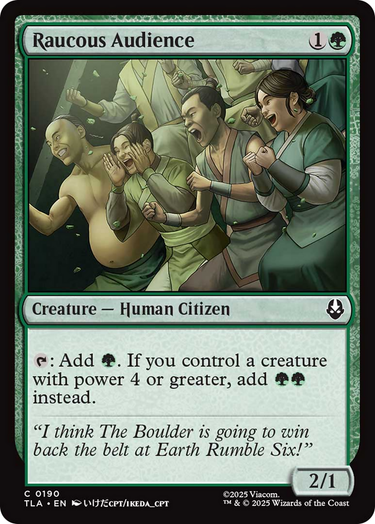 Raucous Audience [Avatar: The Last Airbender] | Good Games Cannington