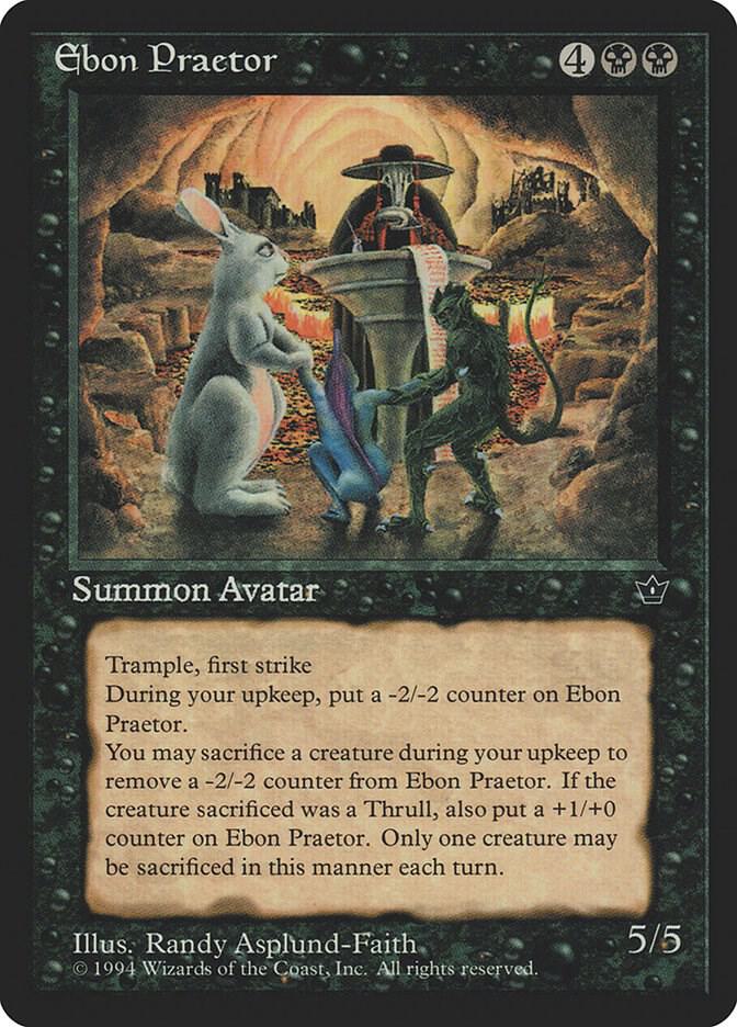 Ebon Praetor 37/187 (Fallen Empires)  | Good Games Cannington