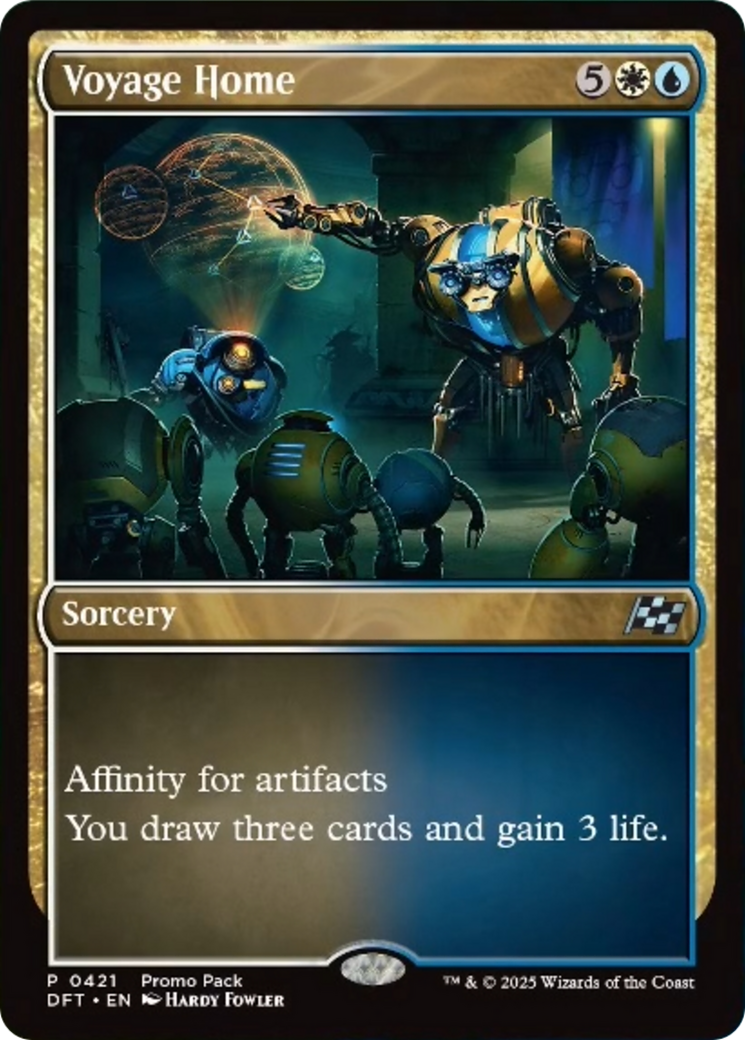 Voyage Home (Promo Pack) [Aetherdrift Promos] | Good Games Cannington