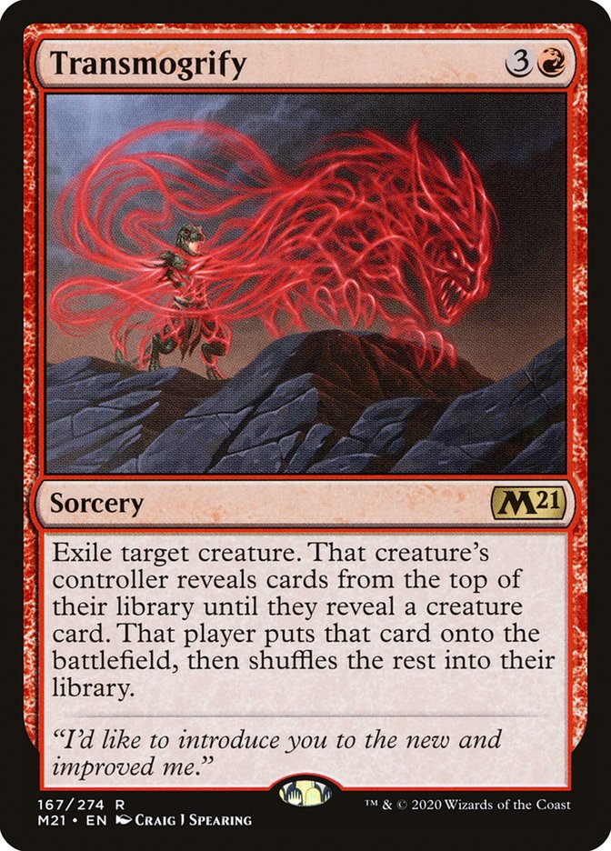 Transmogrify 167 (Core Set 2021)  - Foil | Good Games Cannington