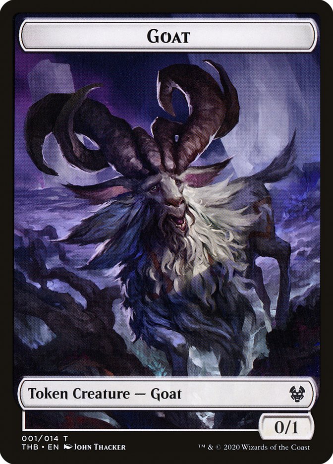 Goat Token [Theros Beyond Death Tokens] | Good Games Cannington