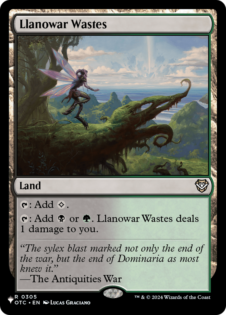 Llanowar Wastes (OTC) [The List] | Good Games Cannington