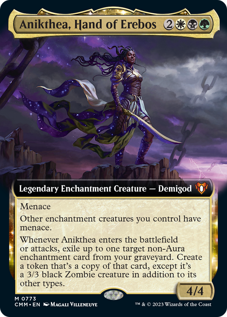 Anikthea, Hand of Erebos (Extended Art) [Commander Masters] | Good Games Cannington