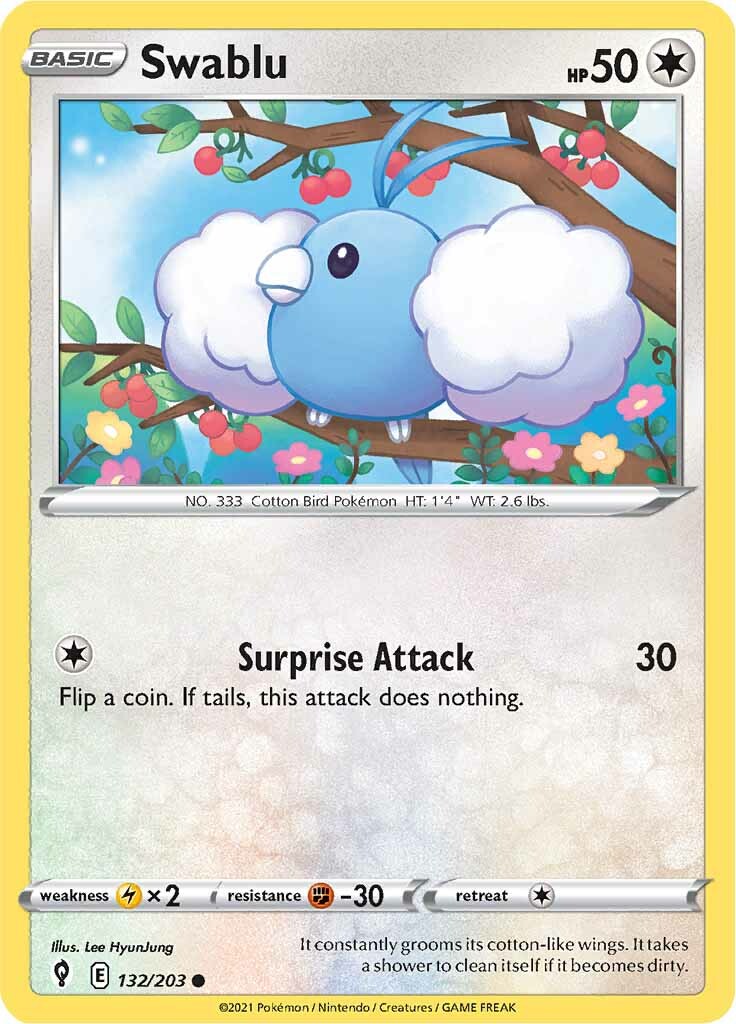 Swablu (132/203) [Sword & Shield: Evolving Skies] | Good Games Cannington