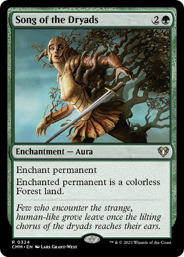Song of the Dryads [Commander Masters] | Good Games Cannington