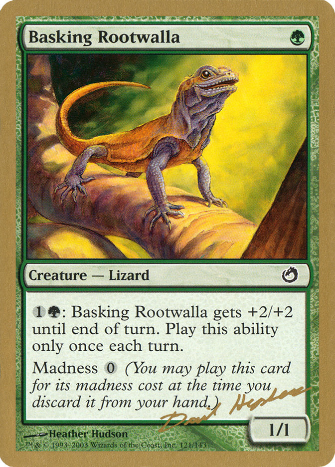 Basking Rootwalla (Dave Humpherys) [World Championship Decks 2003] | Good Games Cannington