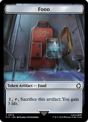 Human Knight // Food (0014) Double-Sided Token [Fallout Tokens] | Good Games Cannington
