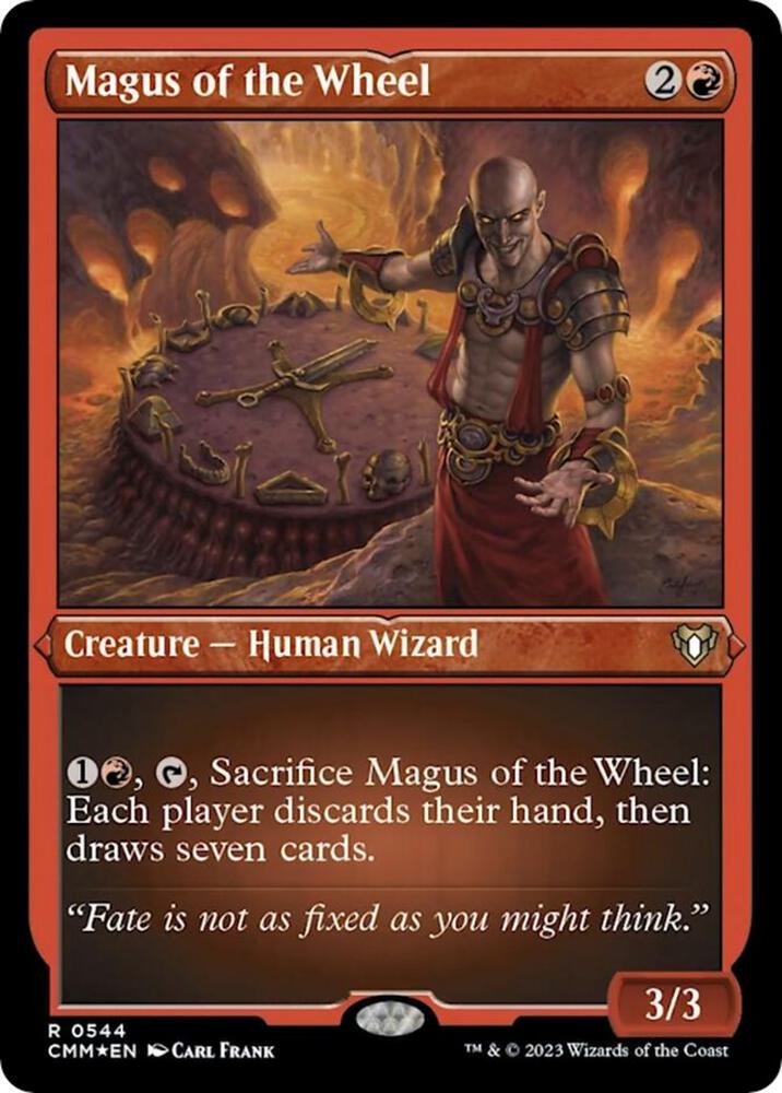 Magus of the Wheel Foil Etched 544 (Commander Masters)  - Foil | Good Games Cannington