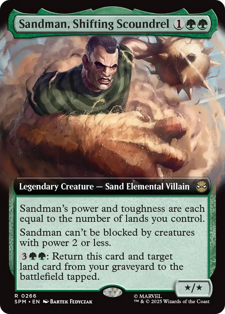 Sandman, Shifting Scoundrel (Extended Art) [Marvel's Spider-Man] | Good Games Cannington
