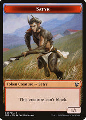 Kraken // Satyr Double-Sided Token [Theros Beyond Death Tokens] | Good Games Cannington