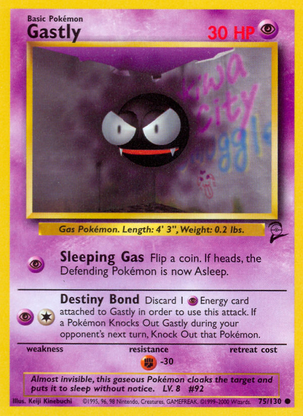 Gastly (75/130) [Base Set 2] | Good Games Cannington