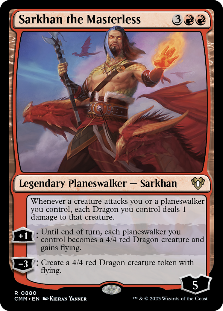 Sarkhan the Masterless [Commander Masters] | Good Games Cannington