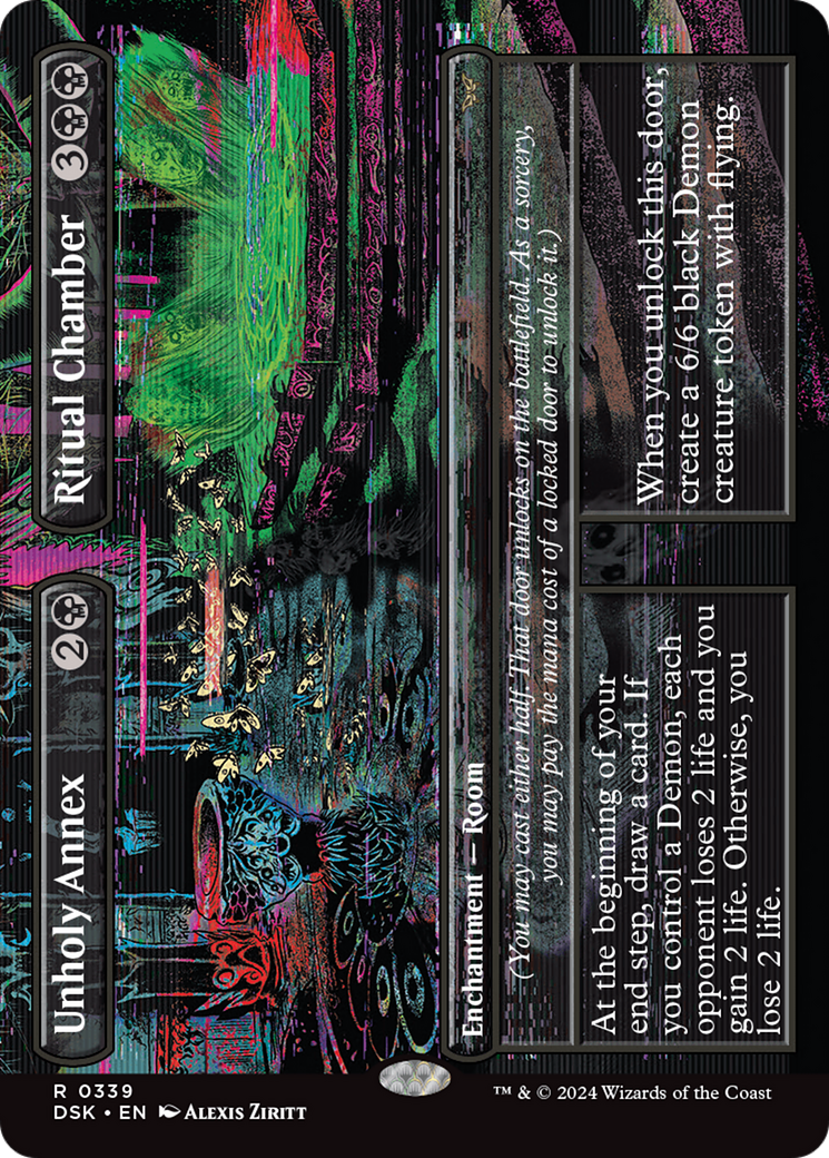 Unholy Annex // Ritual Chamber (Borderless) [Duskmourn: House of Horror] | Good Games Cannington