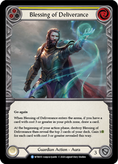 Blessing of Deliverance (Yellow) [U-WTR055] (Welcome to Rathe Unlimited)  Unlimited Rainbow Foil | Good Games Cannington