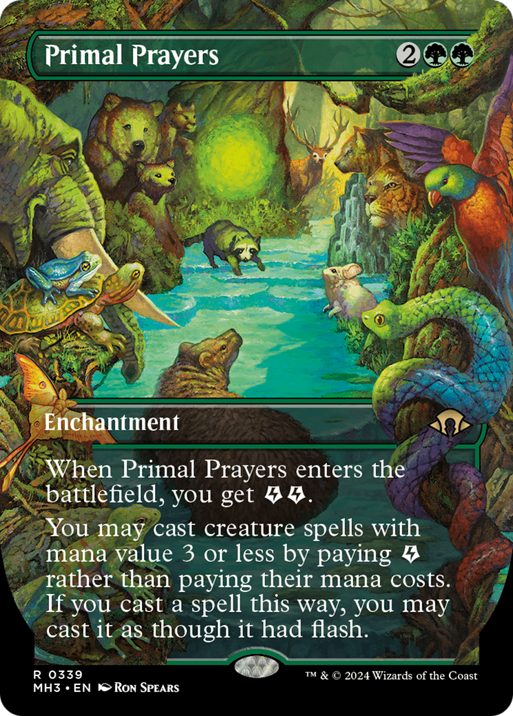 Primal Prayers (Borderless) [Modern Horizons 3] | Good Games Cannington