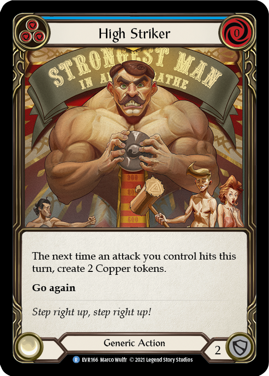 High Striker (Blue) [EVR166] (Everfest)  1st Edition Normal | Good Games Cannington