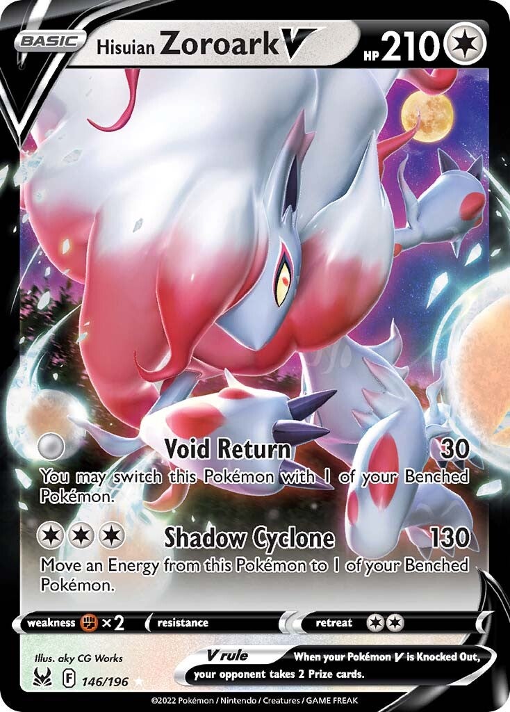Hisuian Zoroark V (146/196) [Sword & Shield: Lost Origin] | Good Games Cannington