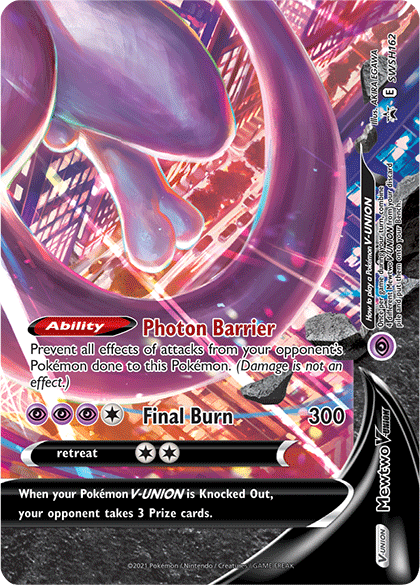 Mewtwo V-Union (SWSH162) [Sword & Shield: Black Star Promos] | Good Games Cannington